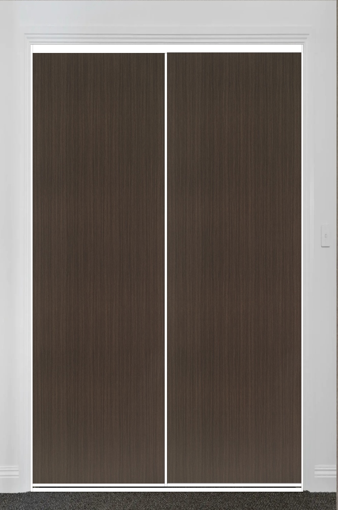 Sliding MDF 16mm Wardrobe Doors (POLYTEC Belgian Oak Matt) - DIY ...